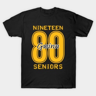 Gwinn Class of 80 - Gold Imprint T-Shirt
